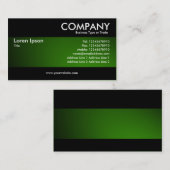Modern - Spotlit Green Visitenkarte (Vorne/Hinten)