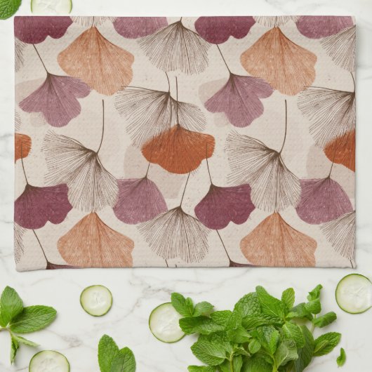 Modern Spring Botanical Floral Kitchen Towels Geschirrtuch (Gefaltet)