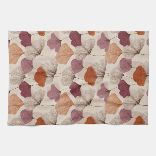 Modern Spring Botanical Floral Kitchen Towels Geschirrtuch (Horizontal)