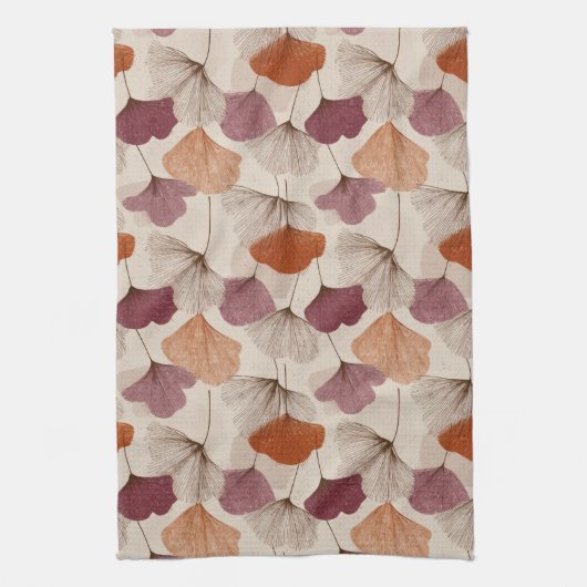 Modern Spring Botanical Floral Kitchen Towels Geschirrtuch (Vertikal)