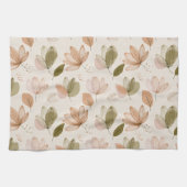Modern Spring Botanical Floral Kitchen Towels Geschirrtuch (Horizontal)