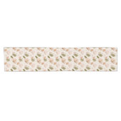 Modern Spring Botanical Floral Table Runner Kurzer Tischläufer (Horizontal)