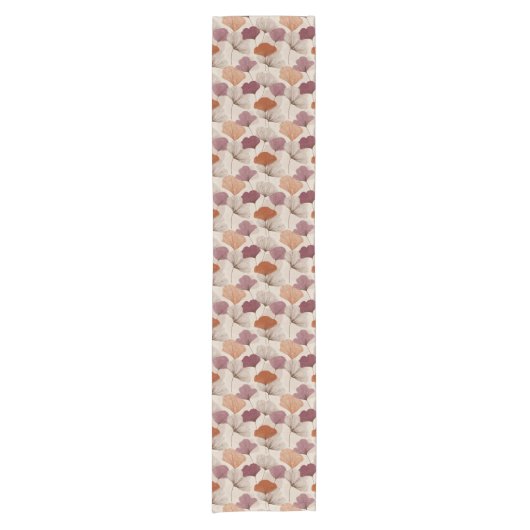 Modern Spring Botanical Floral Table Runner Kurzer Tischläufer (Vorderseite)