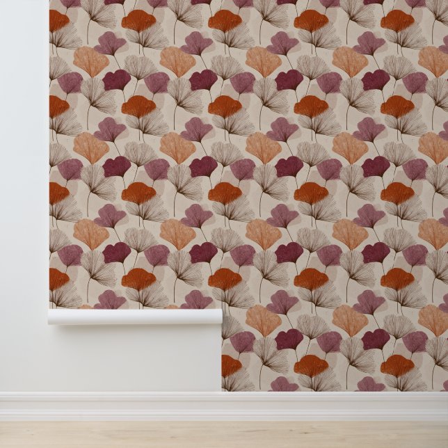 Modern Spring Botanical Floral Tapete (Anwendung)