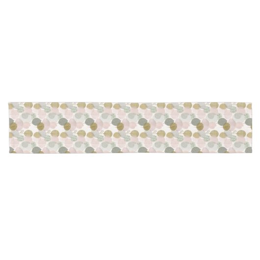 Modern Spring Botanical Table Runner Kurzer Tischläufer (Horizontal)