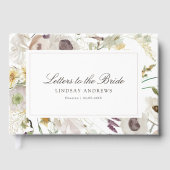 Modern Spring Bridal Shower Gästebuch (Vorderseite)