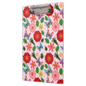 Modern Spring Garden Butterfly Floral  Klemmbrett (Links)