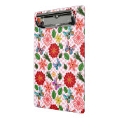 Modern Spring Garden Butterfly Floral  Mini Klemmbrett (Gewinkelt2)