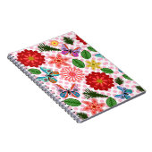 Modern Spring Garden Butterfly Floral  Notizblock (Rechte Seite)