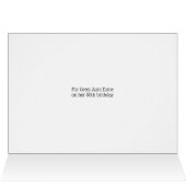 Modern Spring Meadow Birthday Card for Great Aunt (Innenansicht Horizontal (Oben))