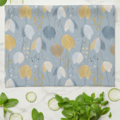 Modern Spring Tulip Botanical Kitchen Towels Geschirrtuch (Gefaltet)