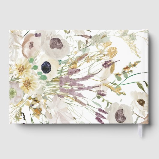 Modern Spring Wedding Gästebuch (Rückseite)