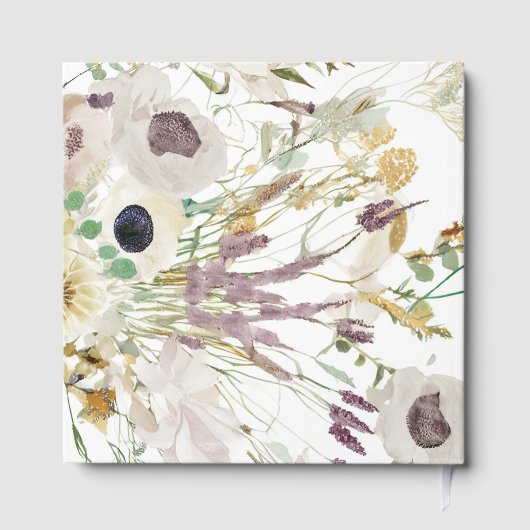 Modern Spring Wedding Gästebuch (Rückseite)