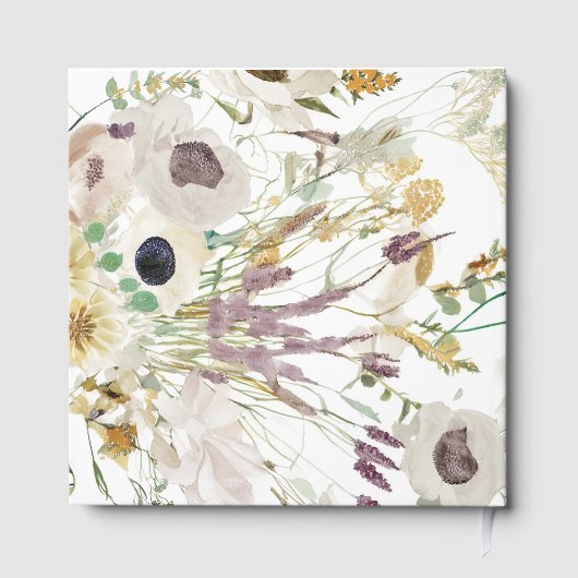 Modern Spring Wedding Gästebuch (Rückseite)