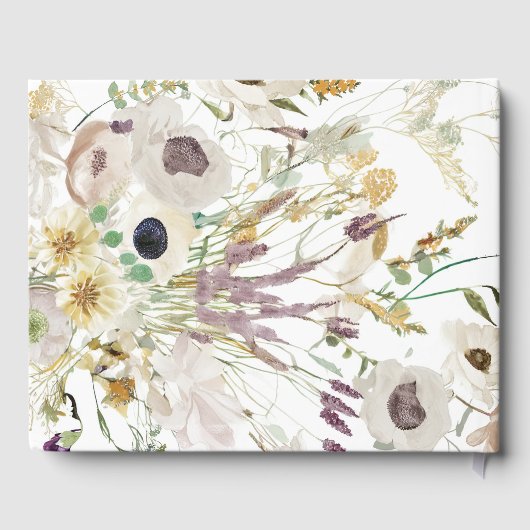 Modern Spring Wedding Gästebuch (Rückseite)