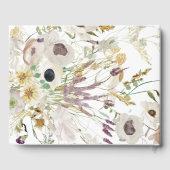 Modern Spring Wedding Gästebuch (Rückseite)