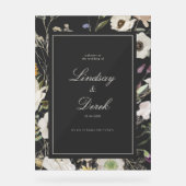 Modern Spring Wedding Welcome Acrylschild (Vorderseite)