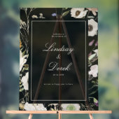 Modern Spring Wedding Welcome Acrylschild (Neutral)