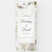  Modern Spring Wedding Welcome Banner (Vertikal)