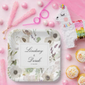  Modern Spring Wedding Welcome Pappteller (Party)