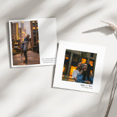 Modern Square Minimal Candid Handwritten Wedding Save The Date