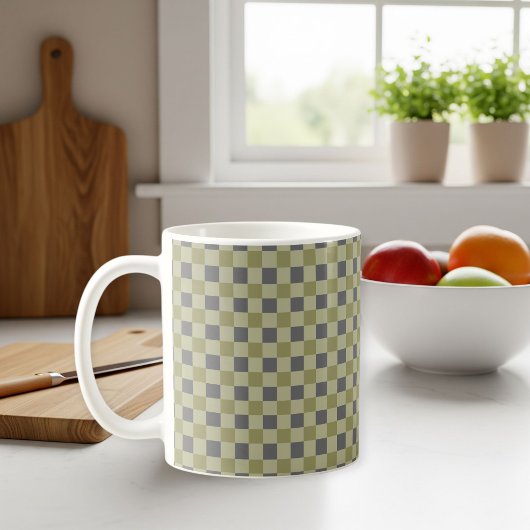 Modern Square Pattern Mug Kaffeetasse