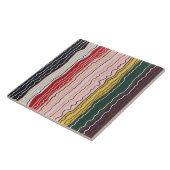 Modern Squiggles 2 6 x 6 Keramiken Fliese (Seite)
