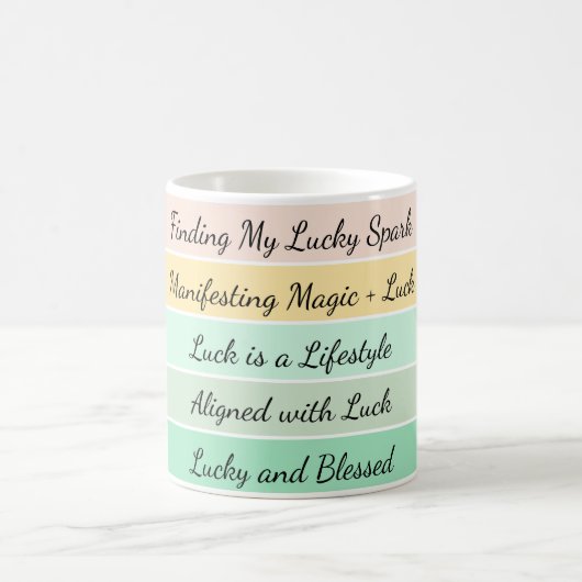 Modern St. Patrick’s Day Gradient Kaffeetasse (Mittel)