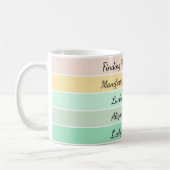 Modern St. Patrick’s Day Gradient Kaffeetasse (Links)