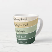 Modern St. Patrick’s Day Gradient Milchtasse (Rechte Ecke)