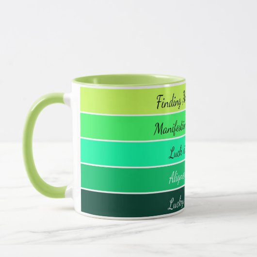 Modern St. Patrick’s Day Gradient Tasse (Links)