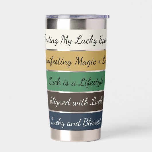 Modern St. Patrick’s Day Gradient Thermobecher (Links)