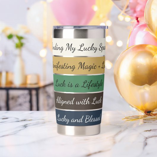 Modern St. Patrick’s Day Gradient Thermobecher (Bachelor Party)