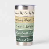 Modern St. Patrick’s Day Gradient Thermobecher (Links)