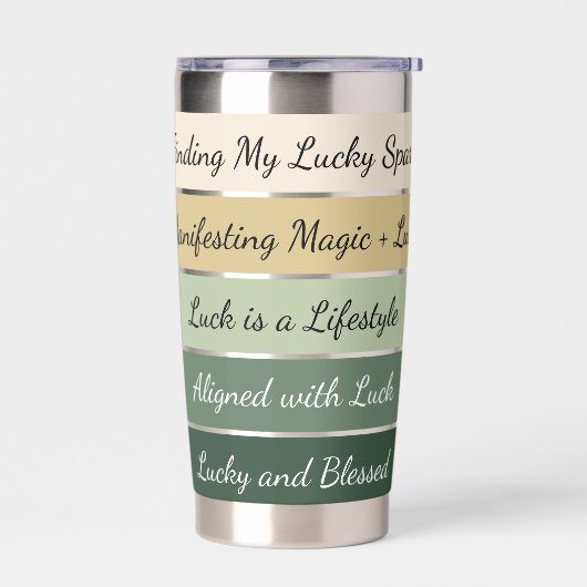 Modern St. Patrick’s Day Gradient Thermobecher (Links)