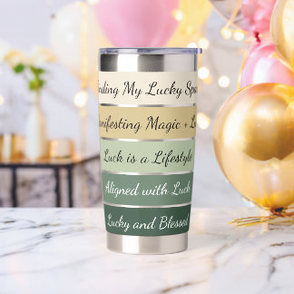 Modern St. Patrick’s Day Gradient Thermobecher