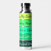 Modern St. Patrick’s Day Gradient Trinkflasche (Links)