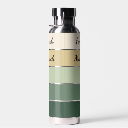 Modern St. Patrick’s Day Gradient Trinkflasche (Rechts)