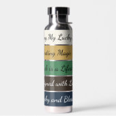 Modern St. Patrick’s Day Gradient Trinkflasche (Links)