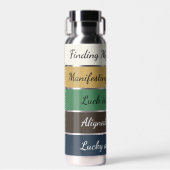 Modern St. Patrick’s Day Gradient Trinkflasche (Vorne)