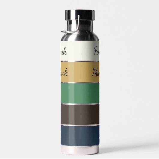 Modern St. Patrick’s Day Gradient Trinkflasche (Rechts)