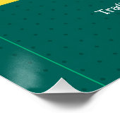 Modern St. Patrick's Day Party Custom Invitation Poster (Ecke)