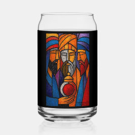 Modern Stained Glass Three Wise Men Dosenglas