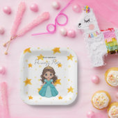 Modern Star and Disney Princess Birthday Pappteller (Party)