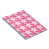 Modern Star Geometric - leicht und tief rosa Notizblock (Rechte Seite)