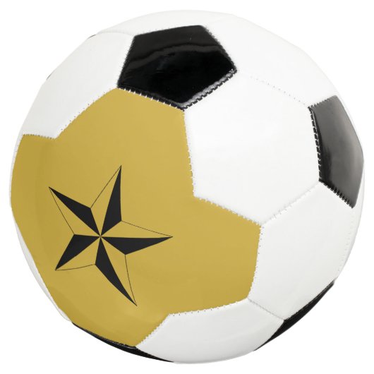 Modern Star Mark Soccer Ball with Unique Design (Dreiviertel)