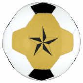 Modern Star Mark Soccer Ball with Unique Design (Vorderseite)