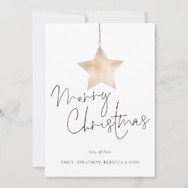 Modern Star Script Frohe Weihnachten