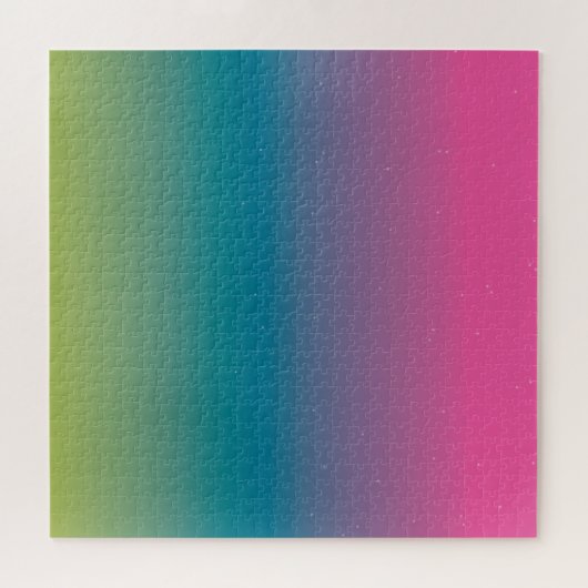 Modern Star Sky glänzender Regenbogen farbenfroh r Puzzle (Horizontal)