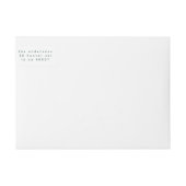 Modern Starry Snow White Christmas Happy Holiday (Vorderseite)